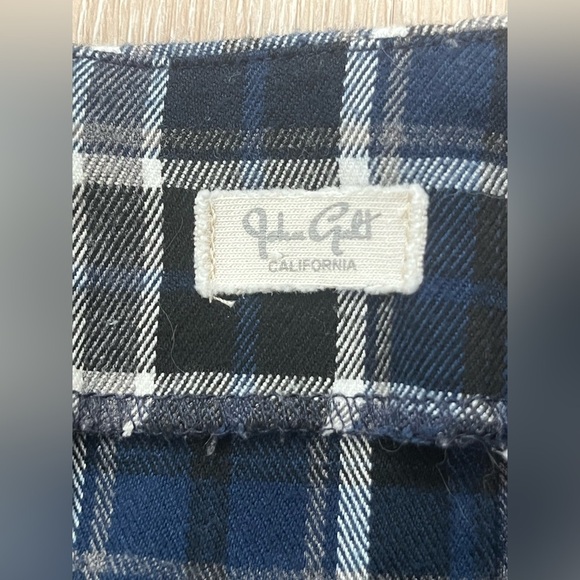 John Galt Plaid Navy Mini Skirt Academia Fall Outfit - Picture 7 of 7